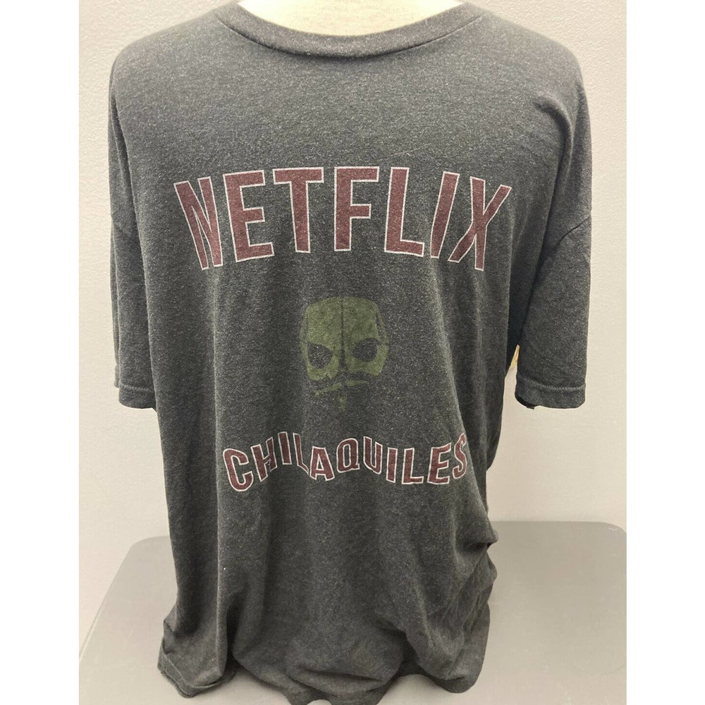 Netflix Chilaquiles T-Shirt XXL Chill Spartan Roman Greek Funny LaPuertaSD